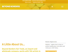 Tablet Screenshot of beyondbordersfairtrade.com